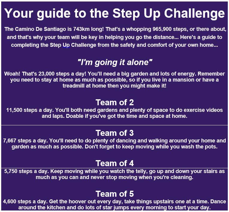 step up challenge guide