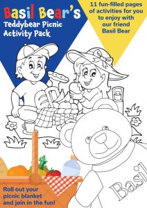 teddy bears picnic children's activity pack front cover