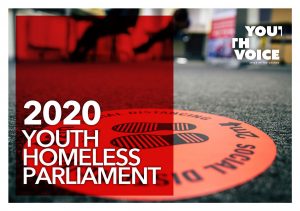 Youth Homeless Parliament 2020 report cover