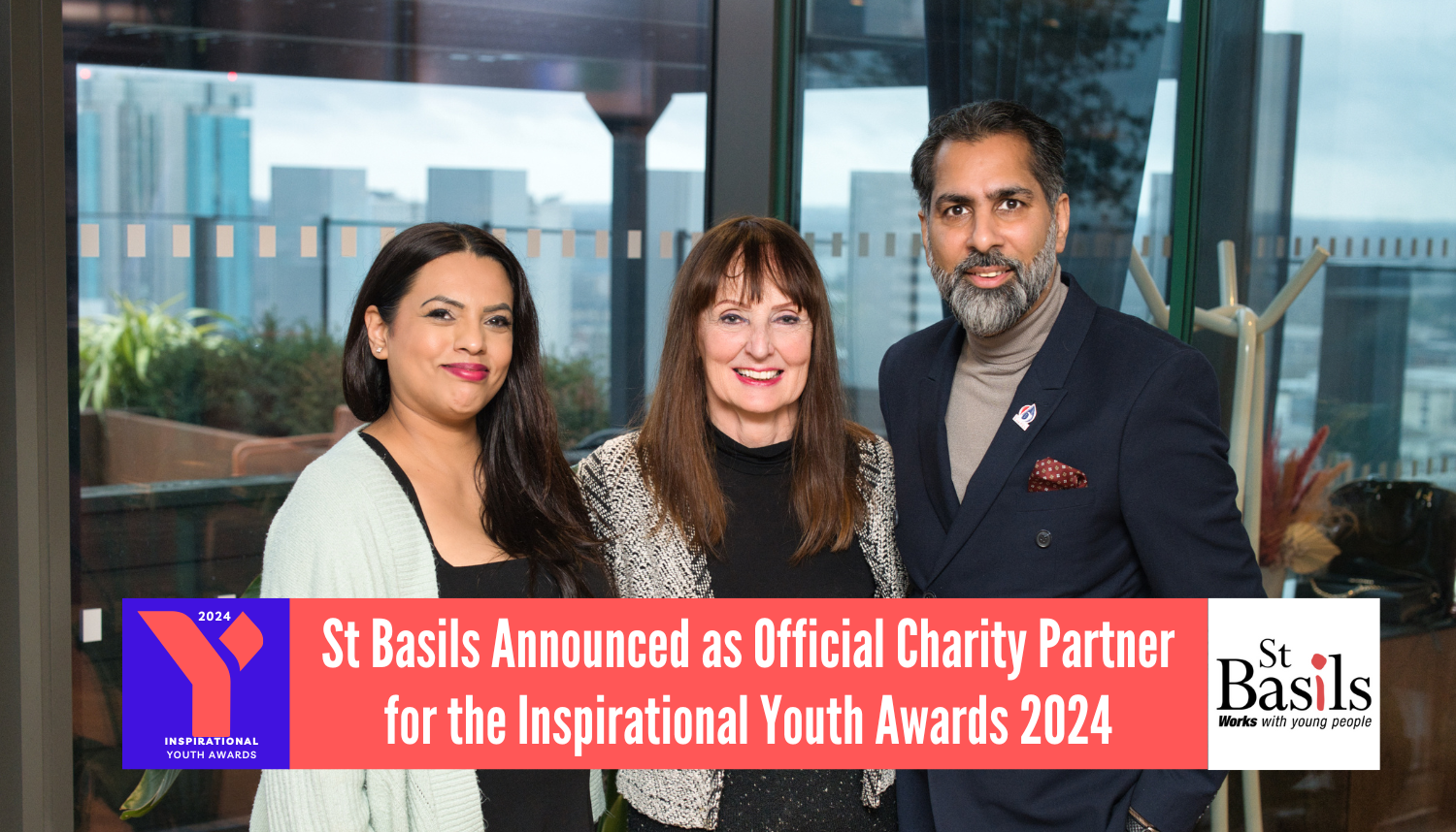 St Basils Announced as Official Charity Partner for the Inspirational Youth Awards 2024