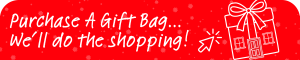 Christmas appeal title: Purchase a gift bag... we'll do the shopping!